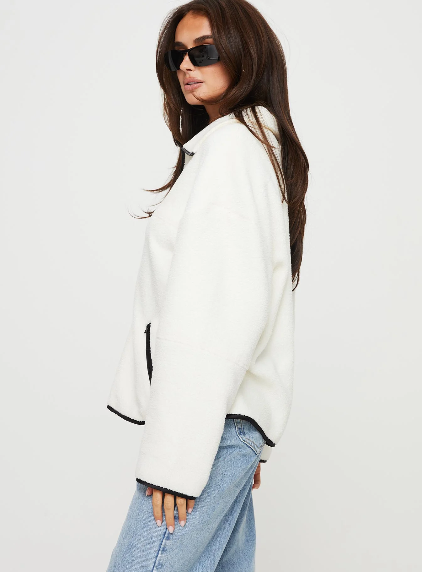 Samuel Polar Fleece Sweater Cream