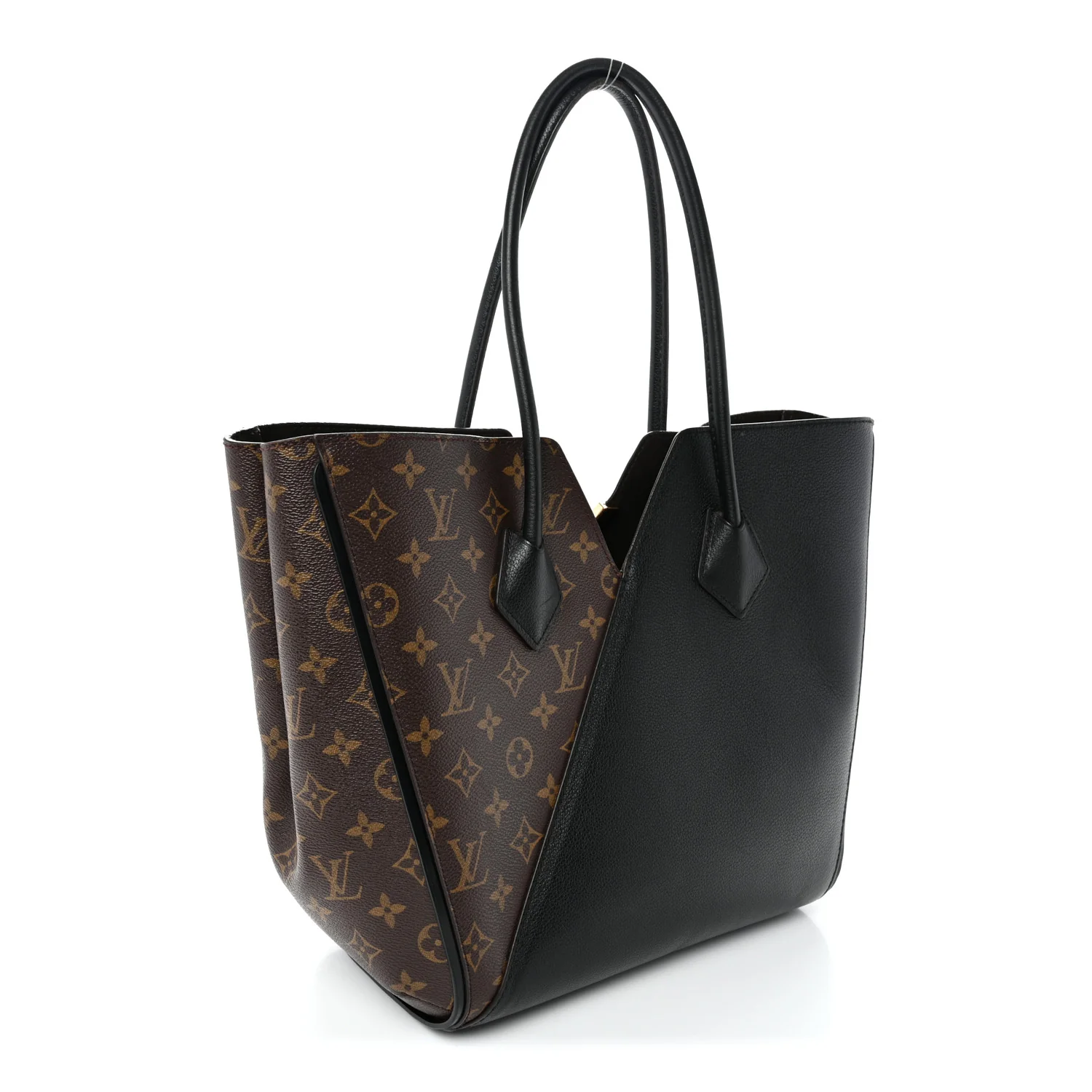 Calfskin Monogram Kimono Tote  Black - Top Club