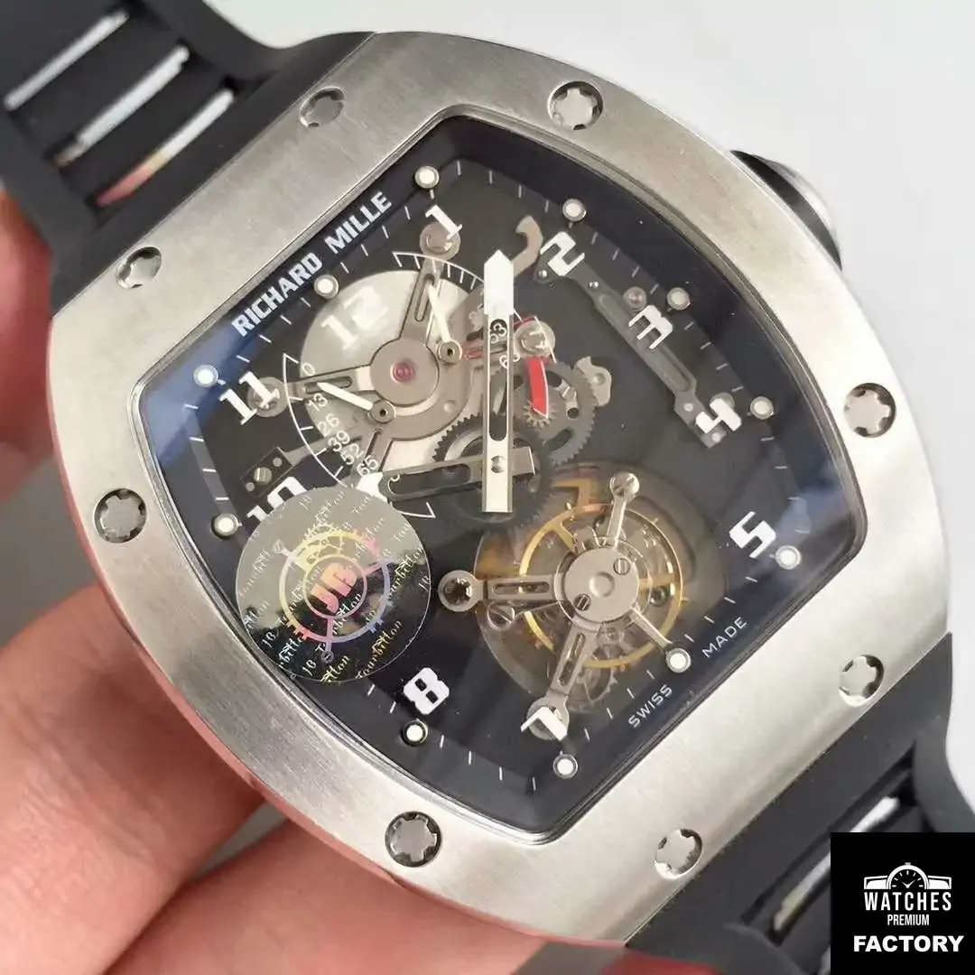 Richard Mille RM001 Tourbillon JB Factory Black Dial