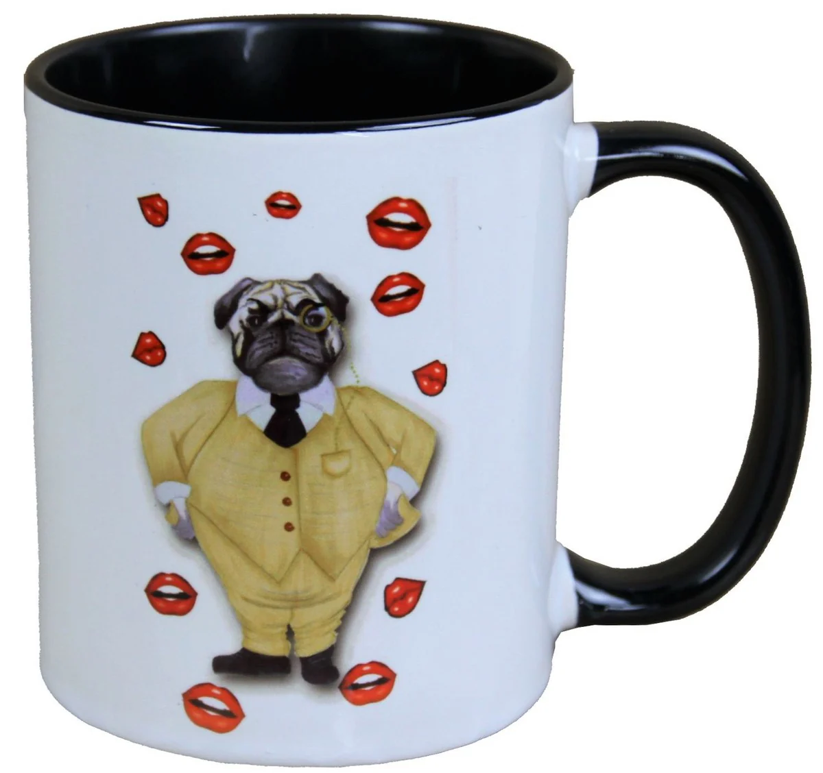 Harald Glööckler Pompöös cup dog with golden suit - designed by Harald Glööckler