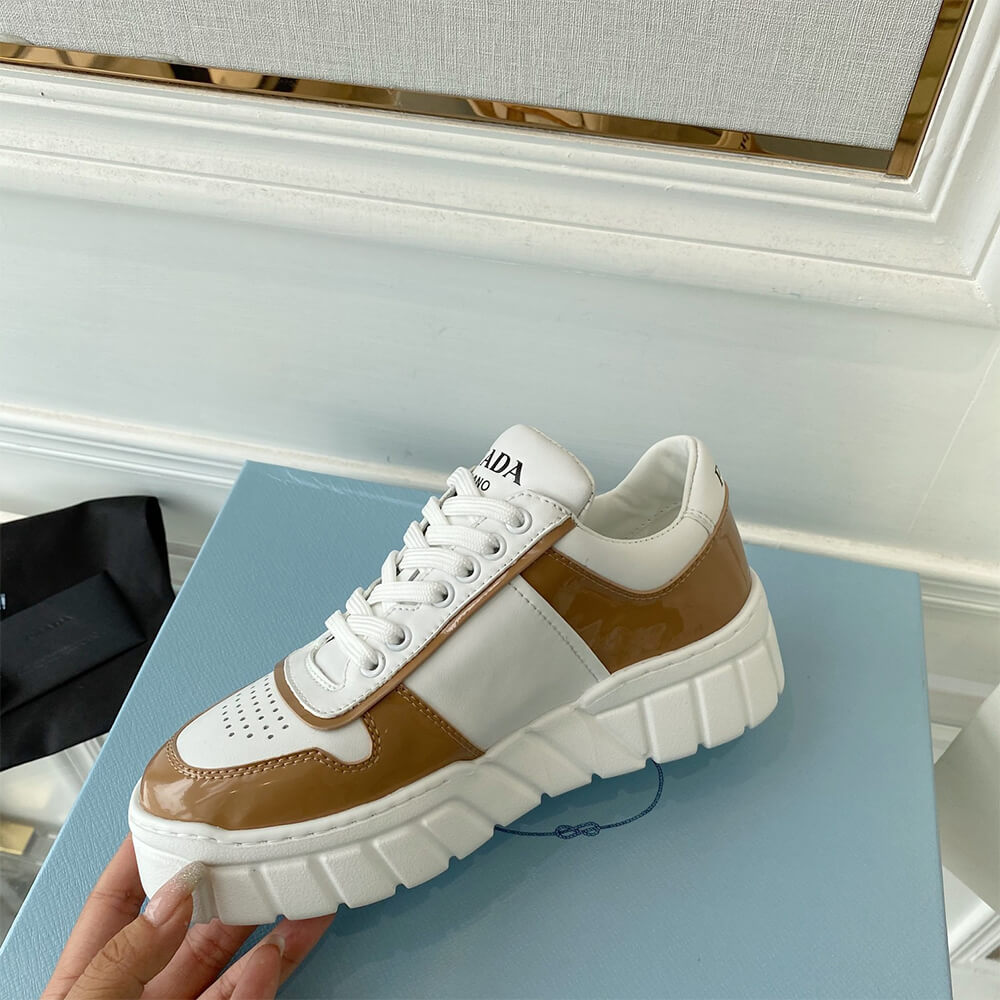 Prada Leather Sneakers - Top Club