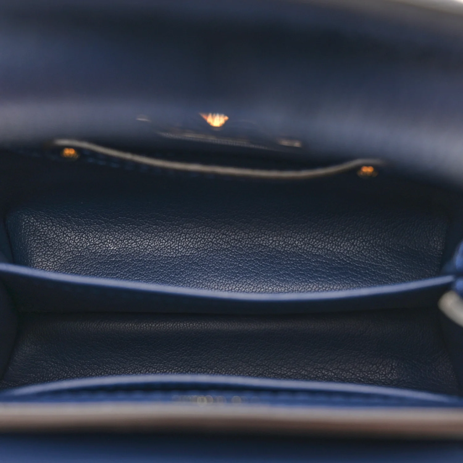 Ostrich Capucines Mini Indigo - Top Club