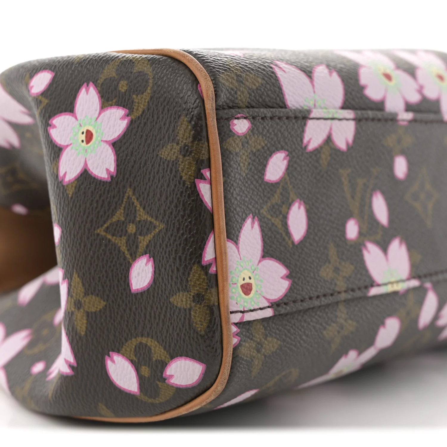 Monogram Cherry Blossom Sac Retro Bag Brown - Top Club