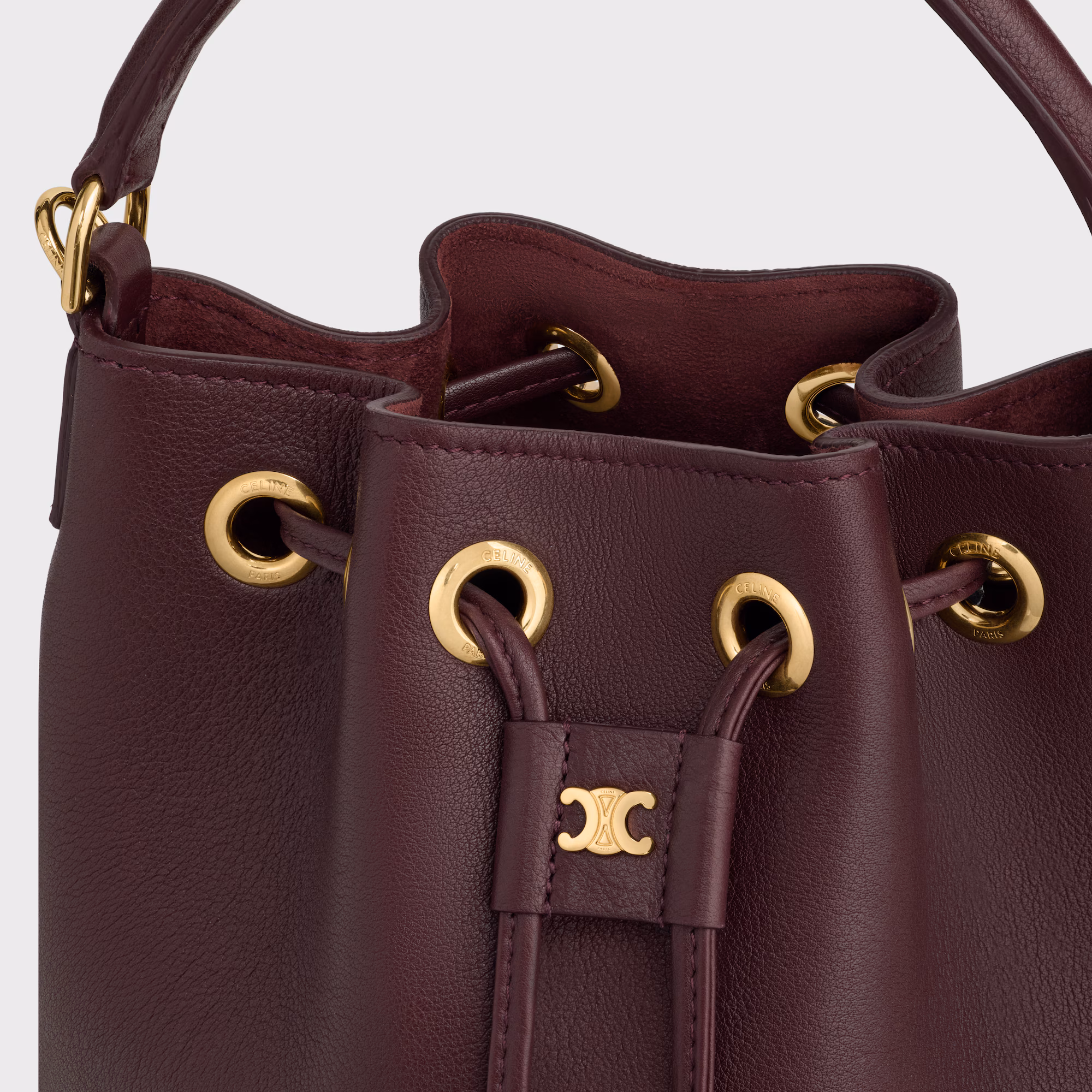 TEEN CLARA BAG IN SUPPLE GRAINED CALFSKIN - Top Club