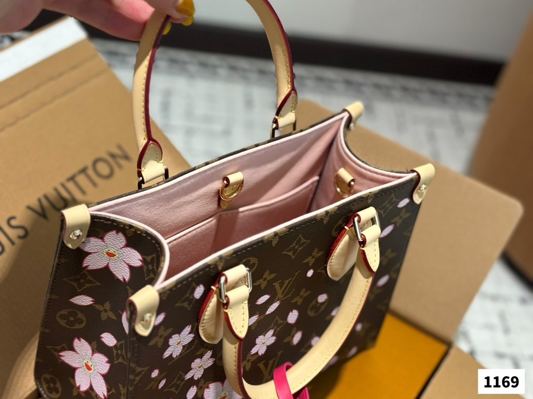 Louis new arrival flower onthego tote bag size:25 cm - Top Club