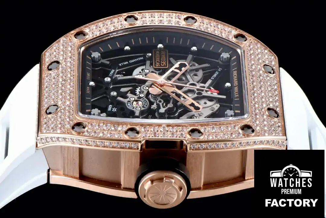 Richard Mille RM035 Americas KV Factory Rubber Strap
