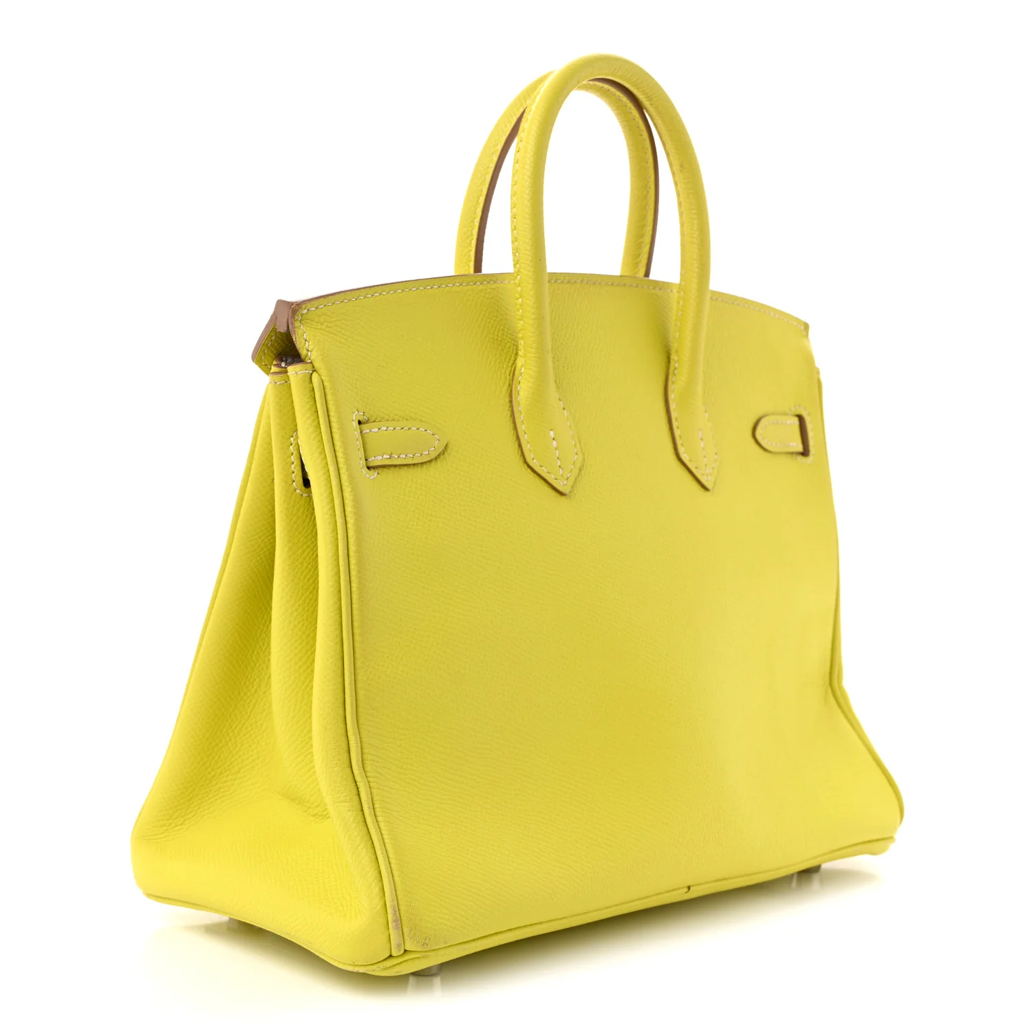 Epsom Candy Birkin 25 Lime Gris Perle - Top Club
