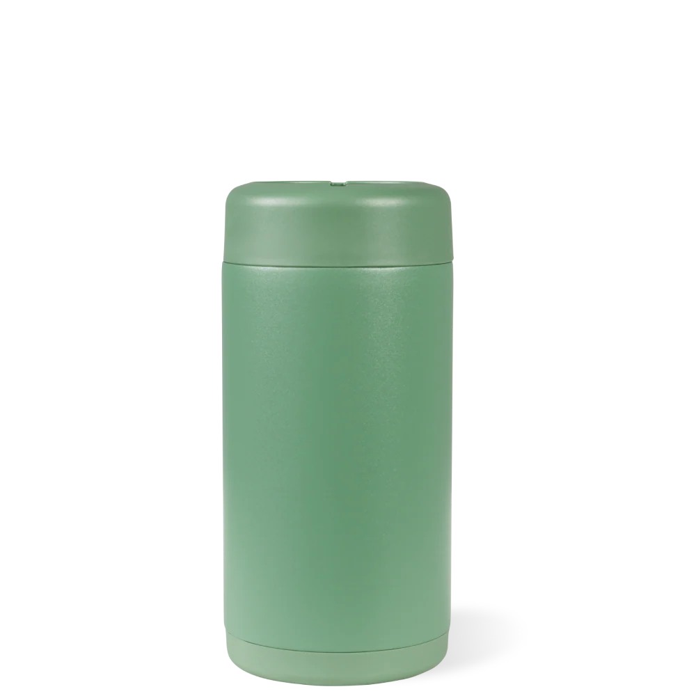 Can Cooler (Slim) FreeSip® Stainless Steel Water Bottle - Sage
