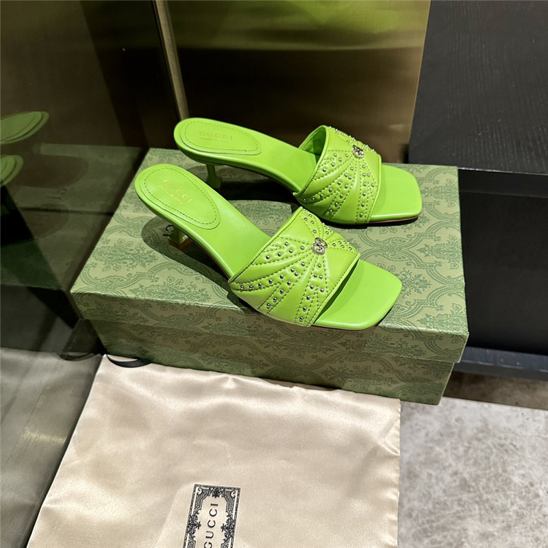 gucci high heel fish mouth sandals and slippers - Sneaker Replica Workshop