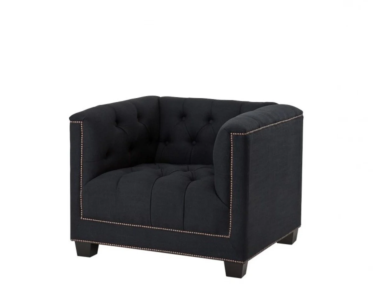 Luxury Designer Hotel Armchair Black - Luxury Hotel Furniture