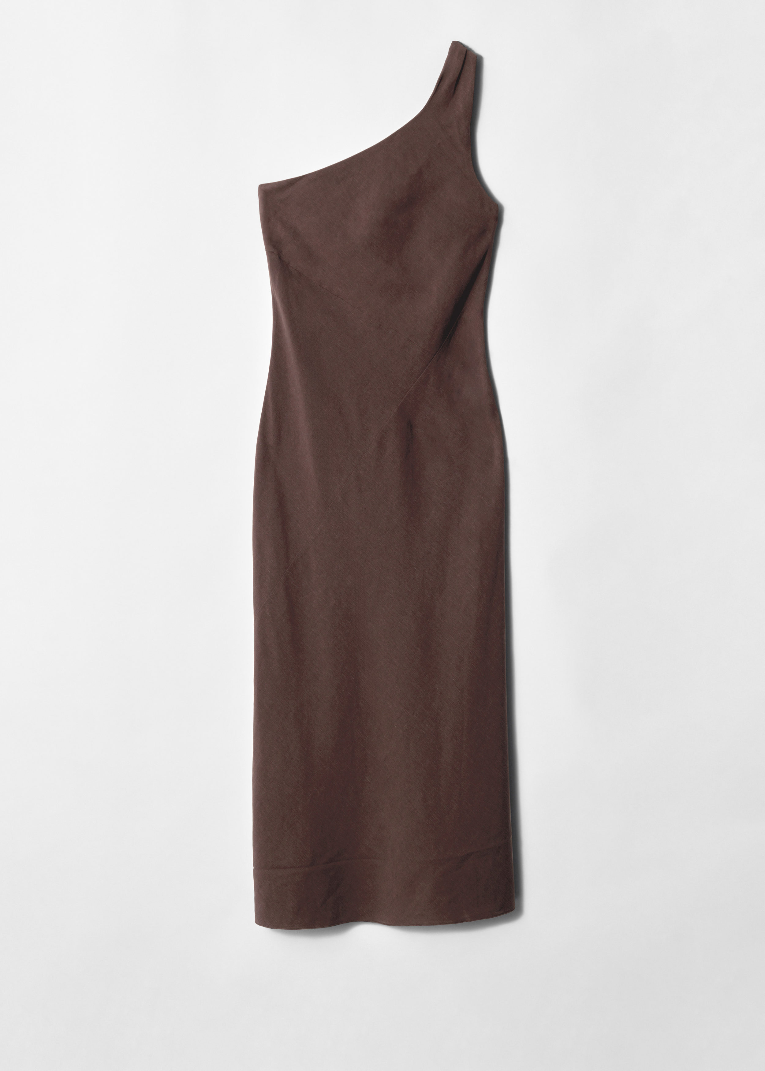 & Other Stories ONE-SHOULDER MIDI DRESS