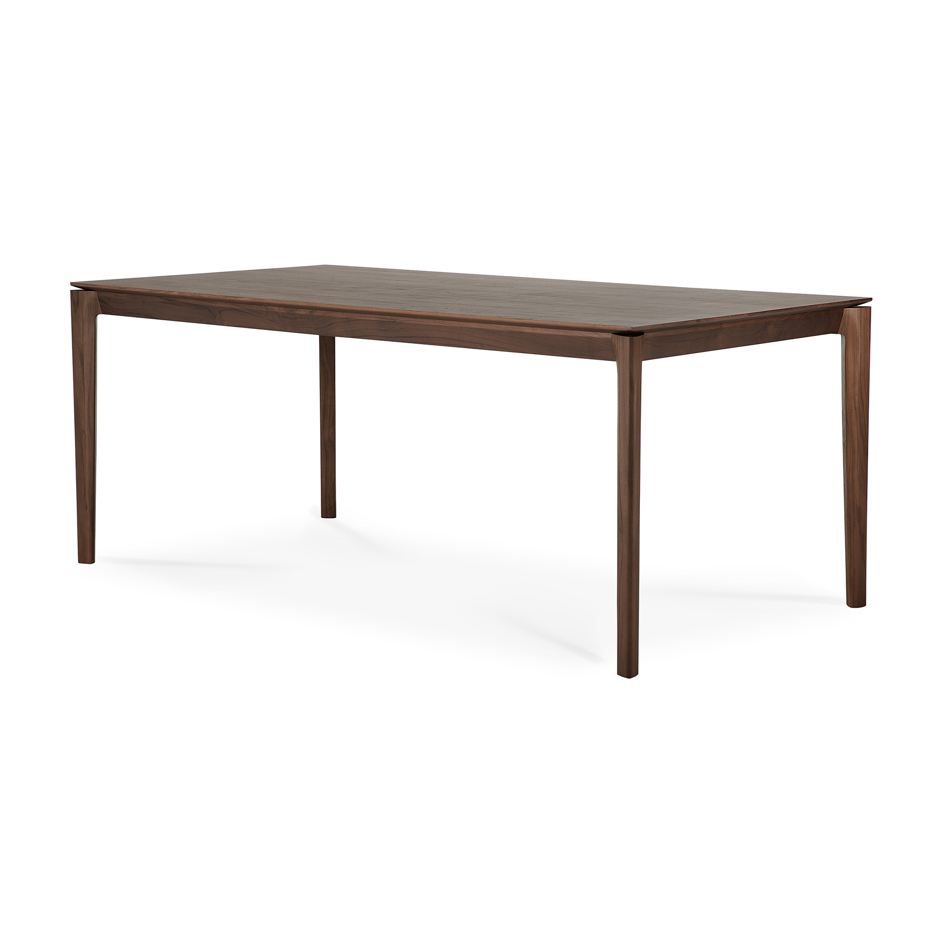 Tafel Bok 180X90 - bruin teak - gelakt