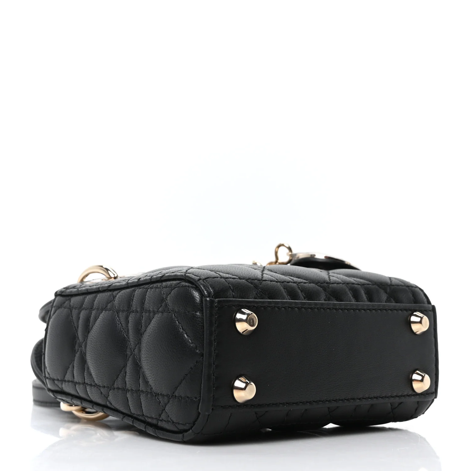 Lambskin Cannage Micro Lady Dior Black - Top Club