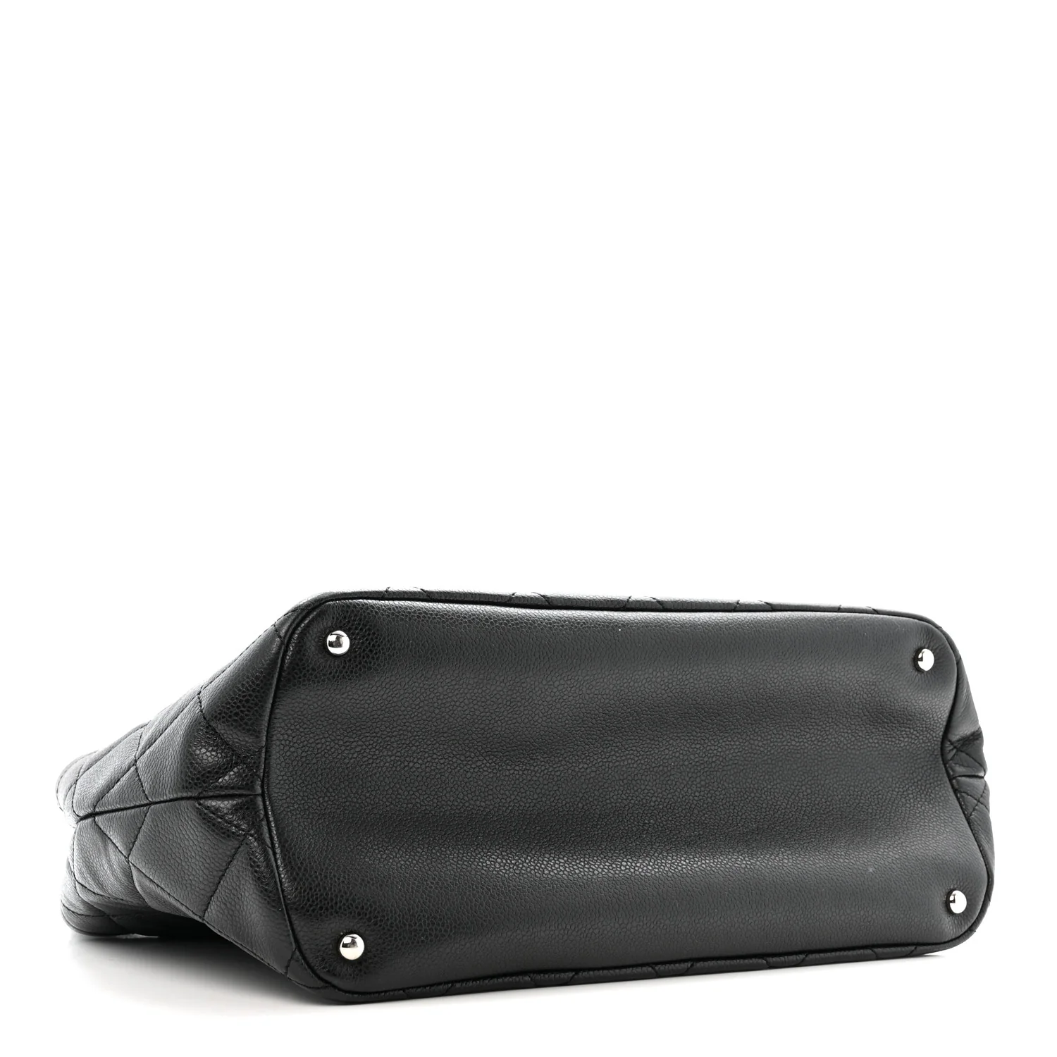 Caviar Quilted CC Timeless Soft Tote Black - Top Club
