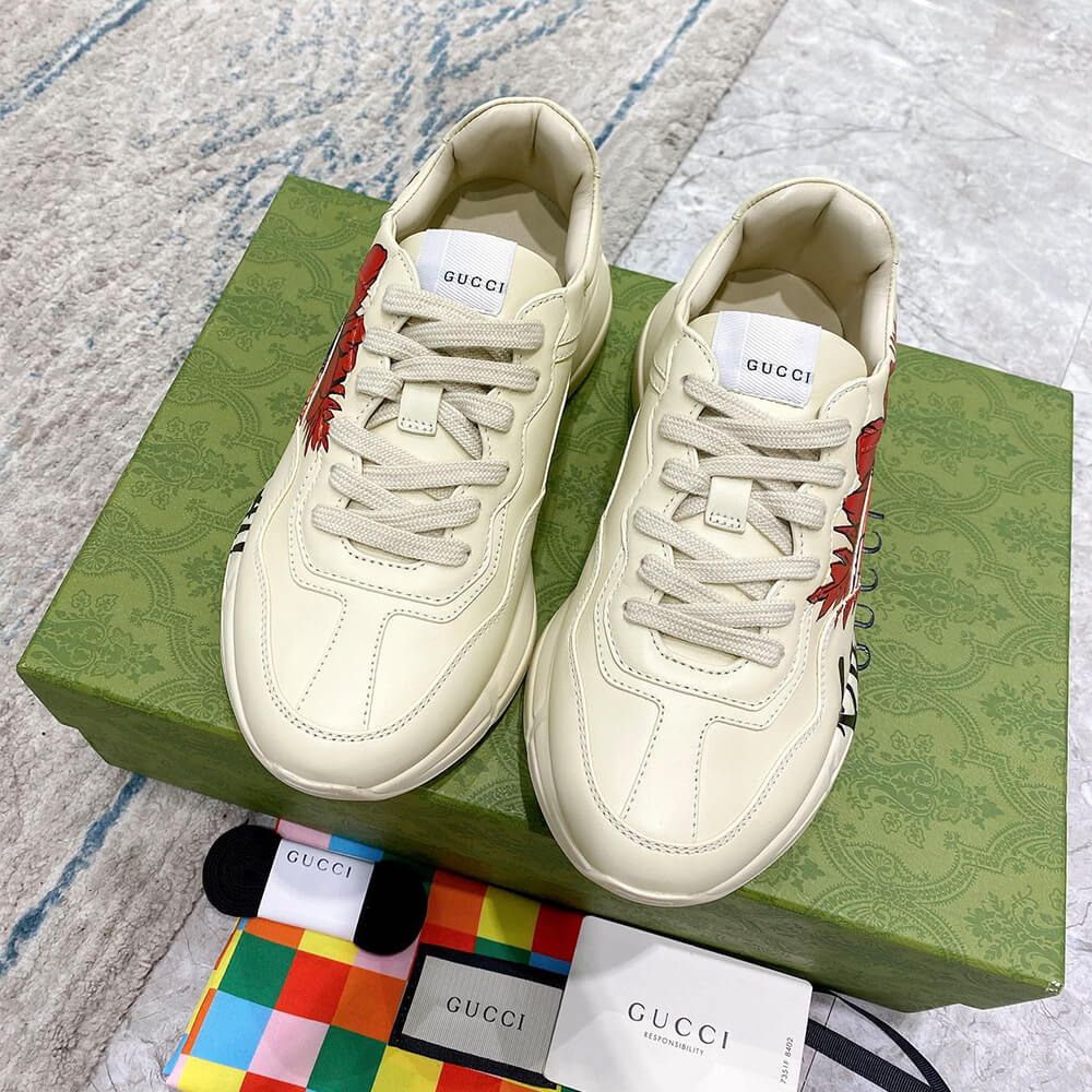 Gucci Rhyton Hawaii Print Sneaker - Top Club