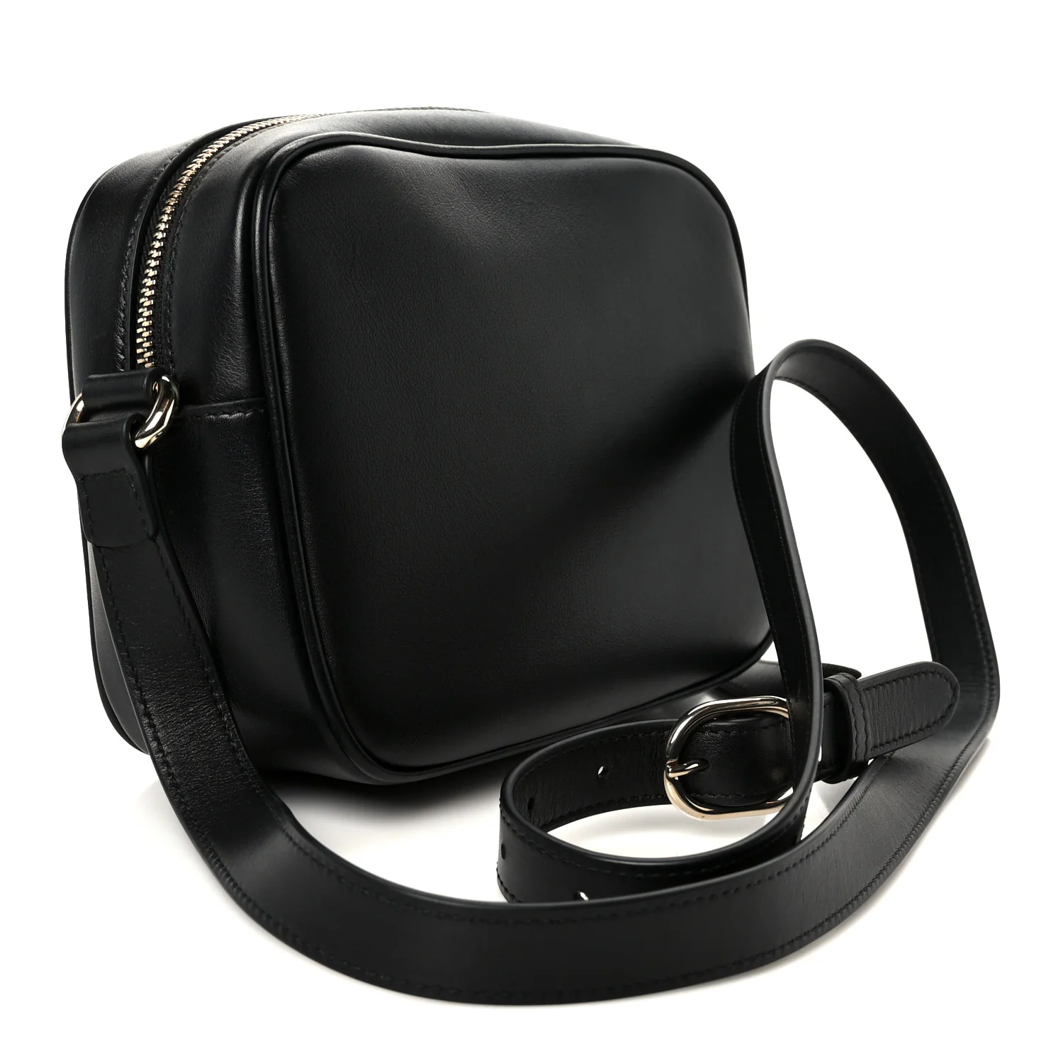 Sweetbread Calfskin Mini Blondie Bag Black - Top Club