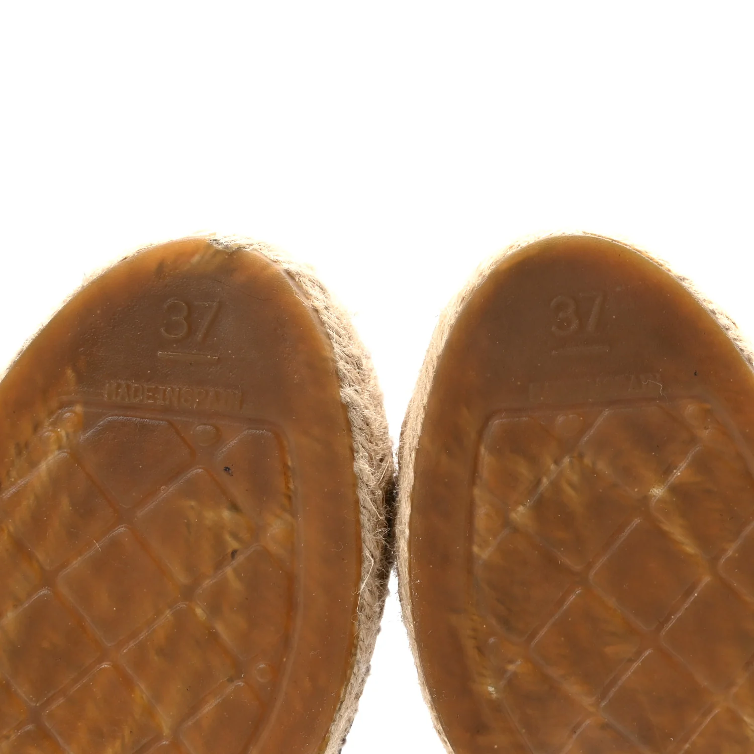 Lambskin CC Espadrilles 37 Black - Top Club