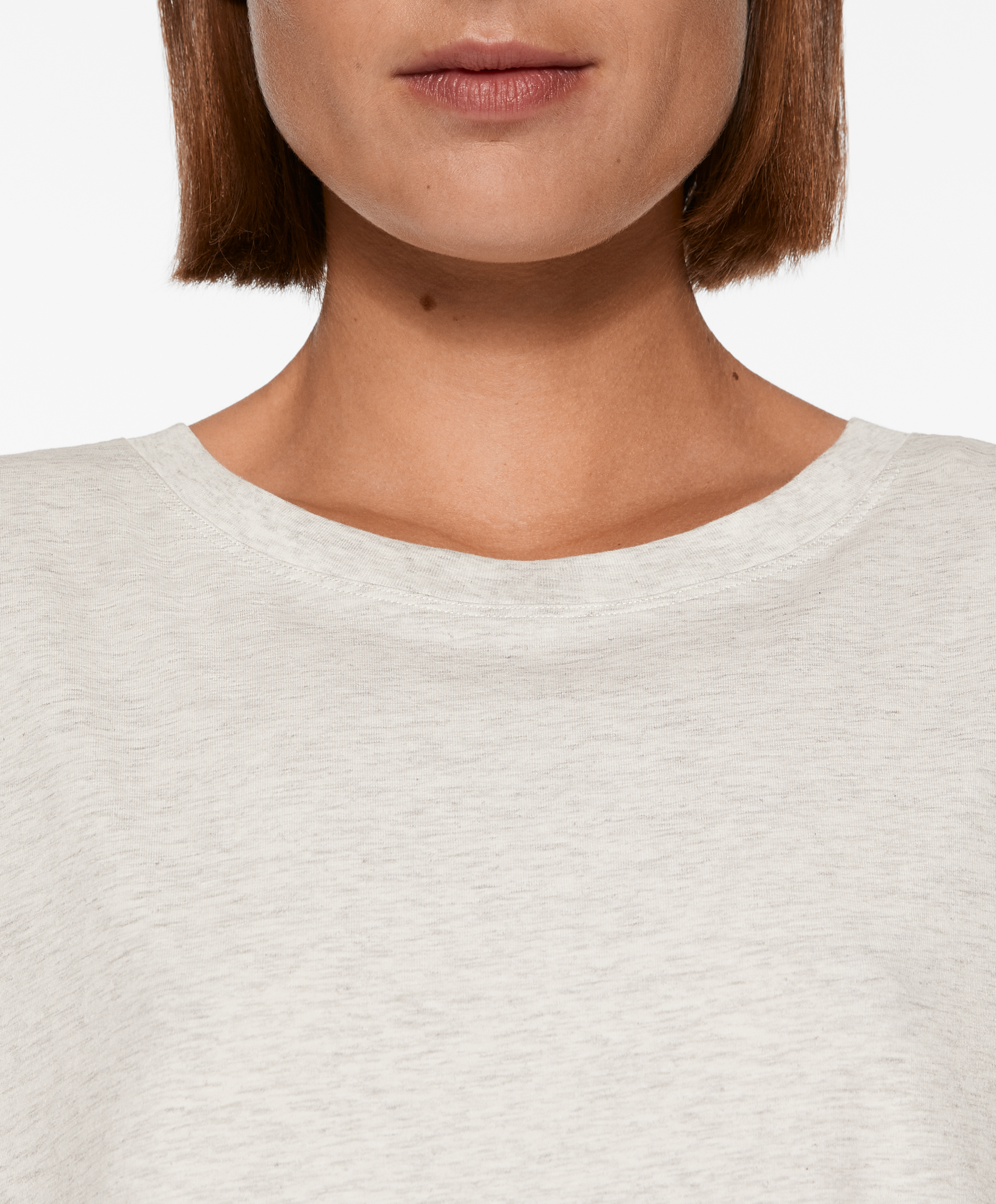 OYSHO Short sleeve cotton blend T-shirt