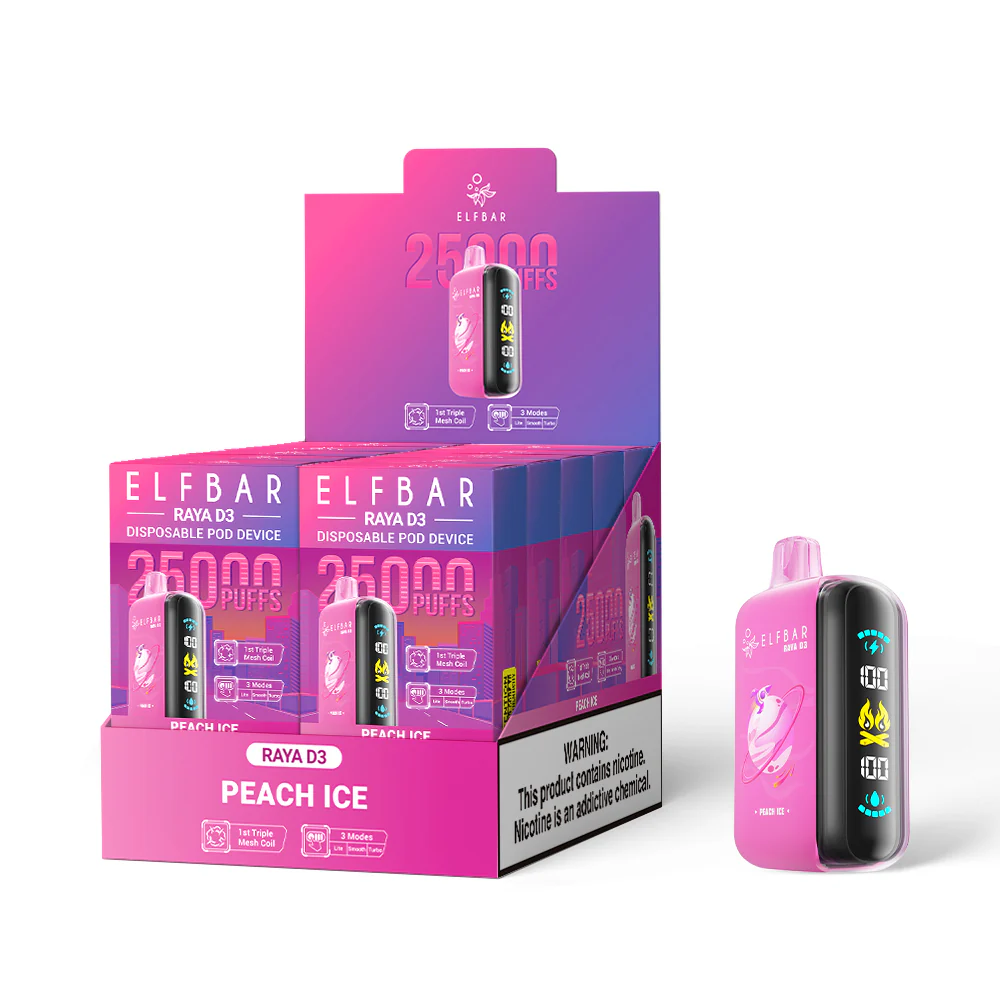 ELFBAR RAYA D3 Disposable Vape (All Flavours)