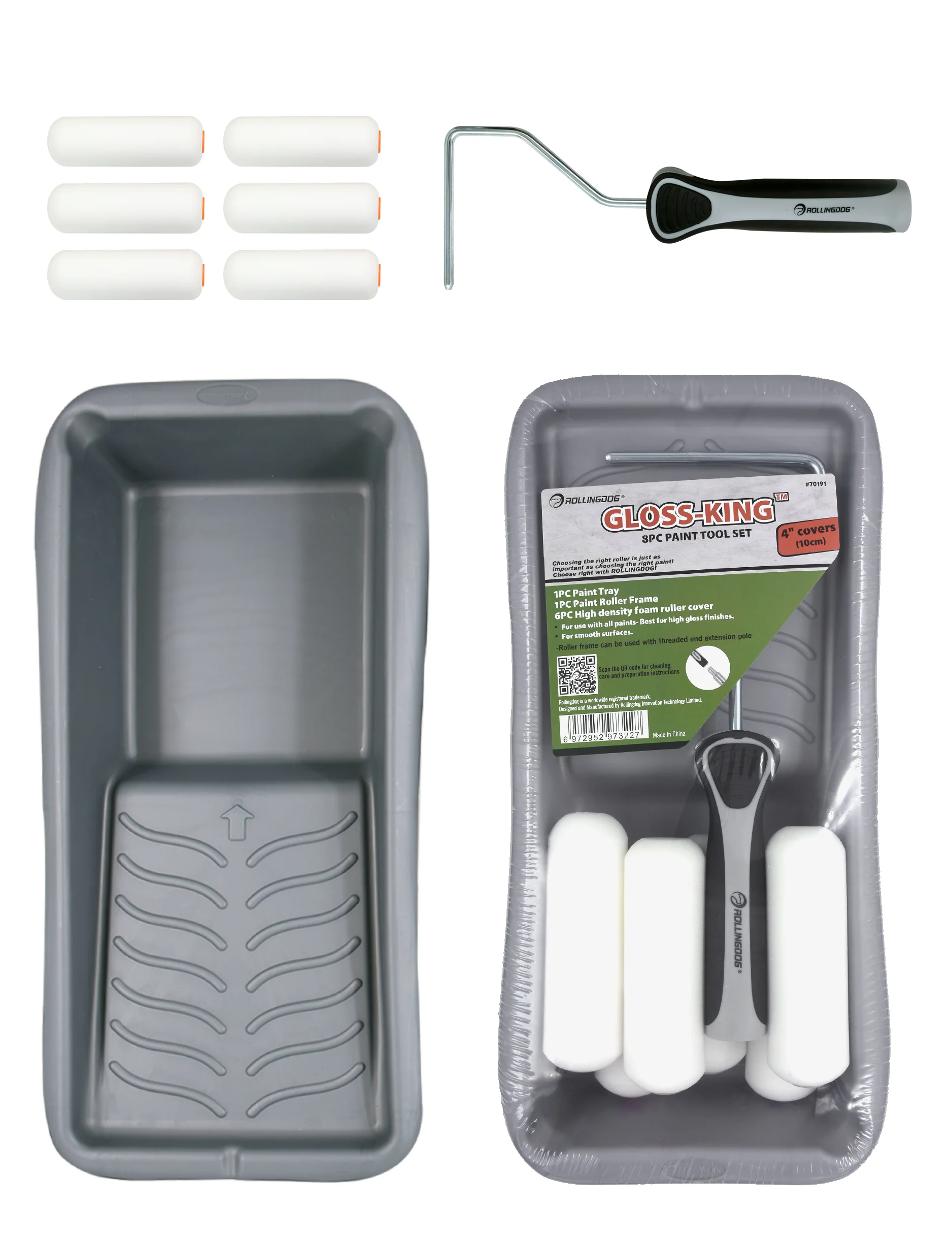 GLOSS-KING™ 8PC Paint Tool Set – 4