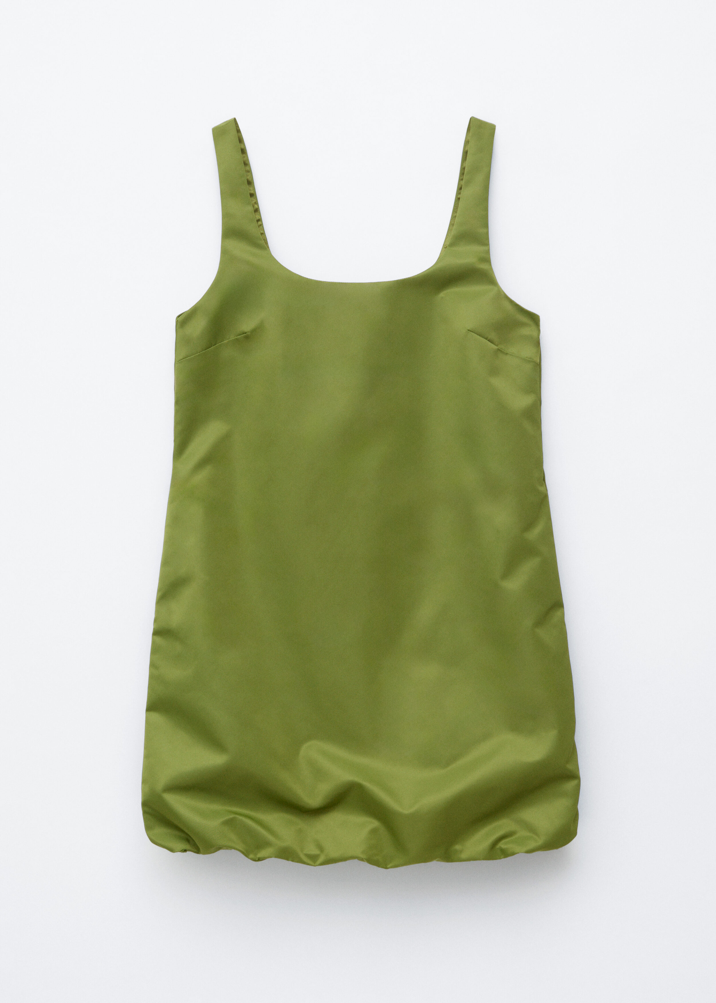 & Other Stories SCULPTED DRAWSTRING MINI DRESS