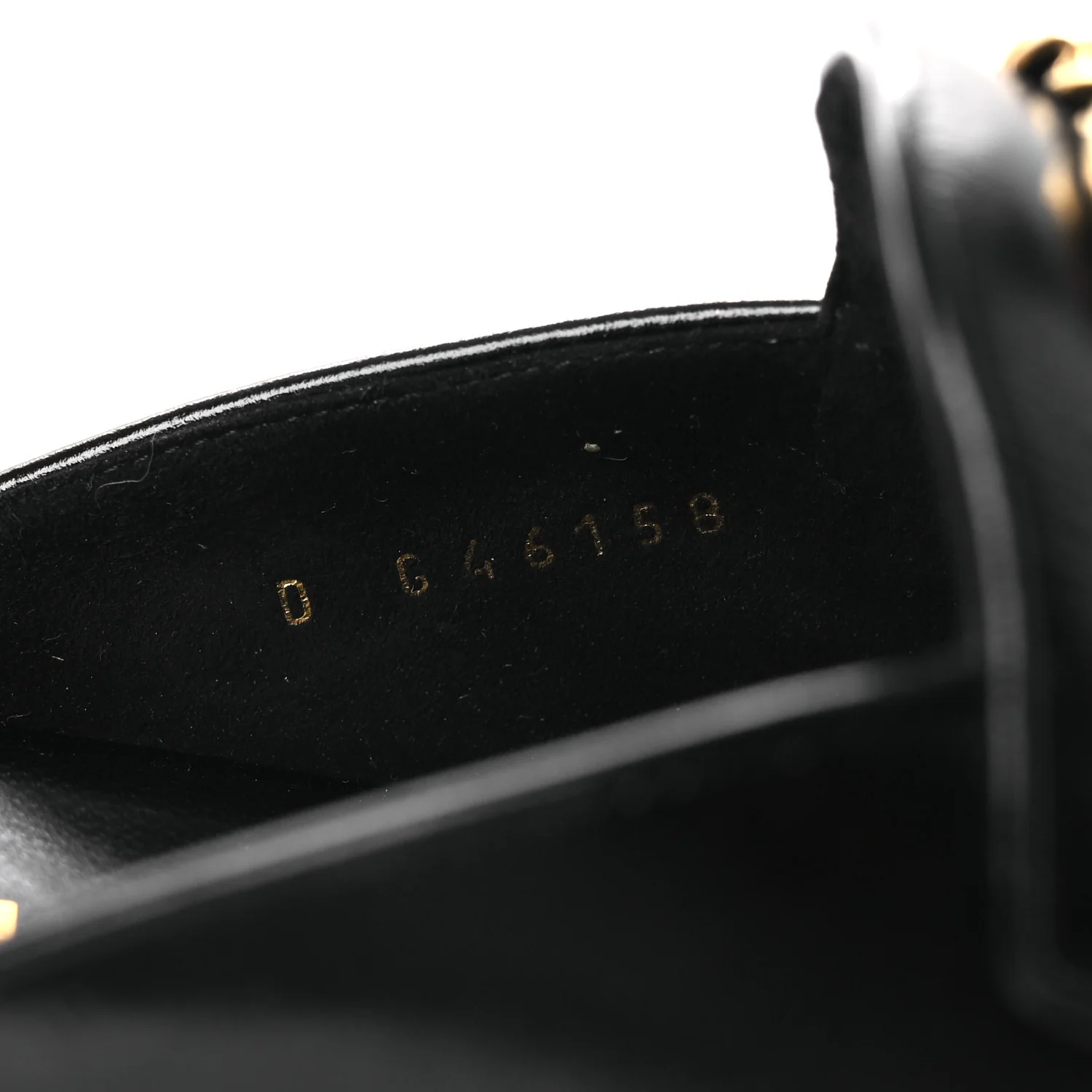 Shiny Calfskin Crystal CC Mules 41 Black - Top Club