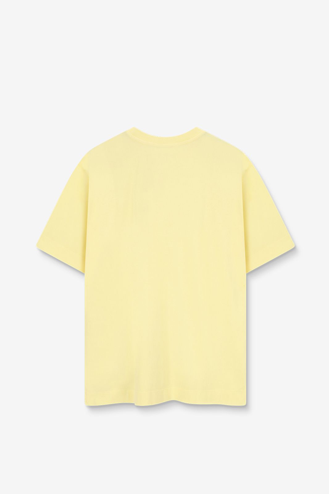 Lichtgeel boxy T-shirt