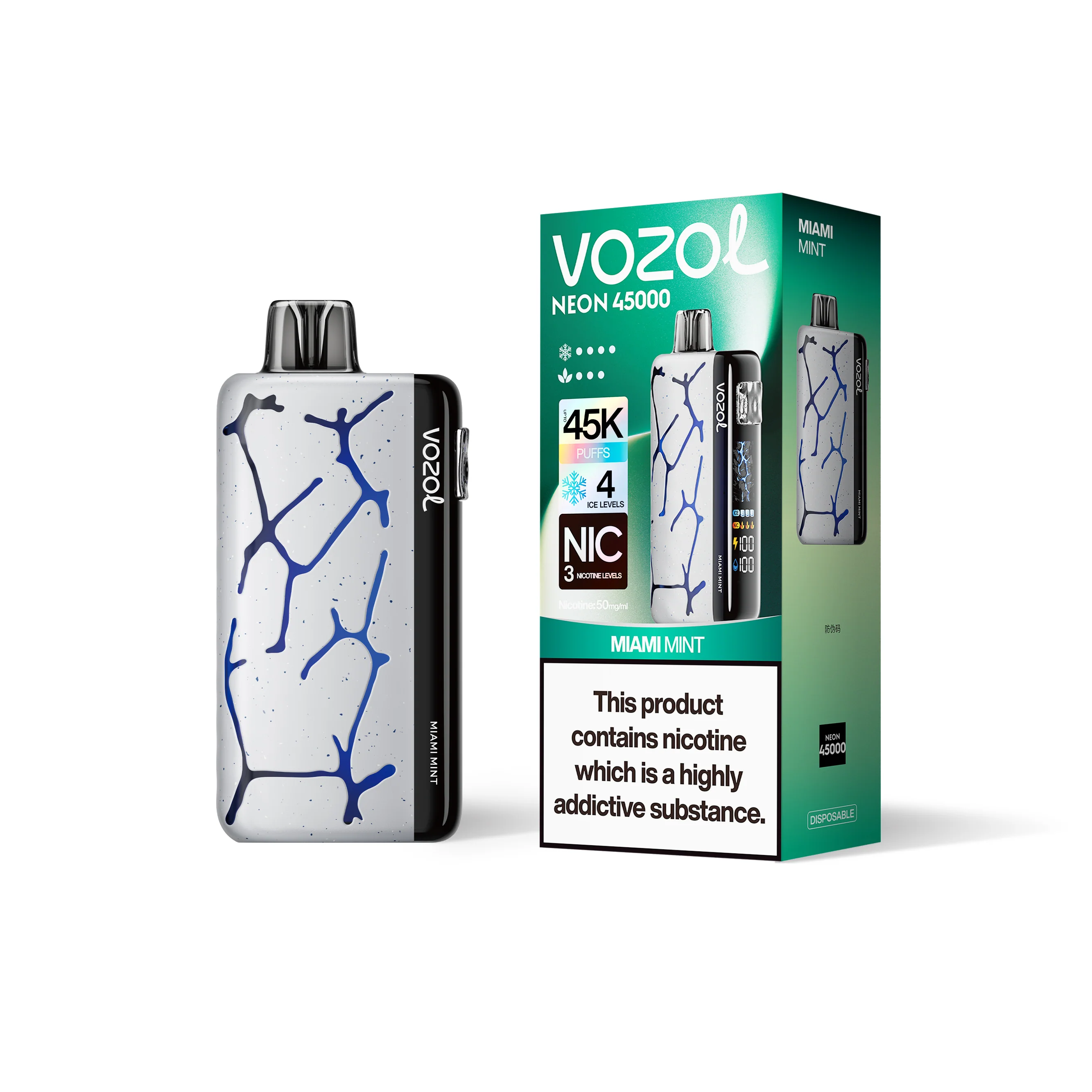 VOZOL NEON 45K Disposable Vape (All Flavours)