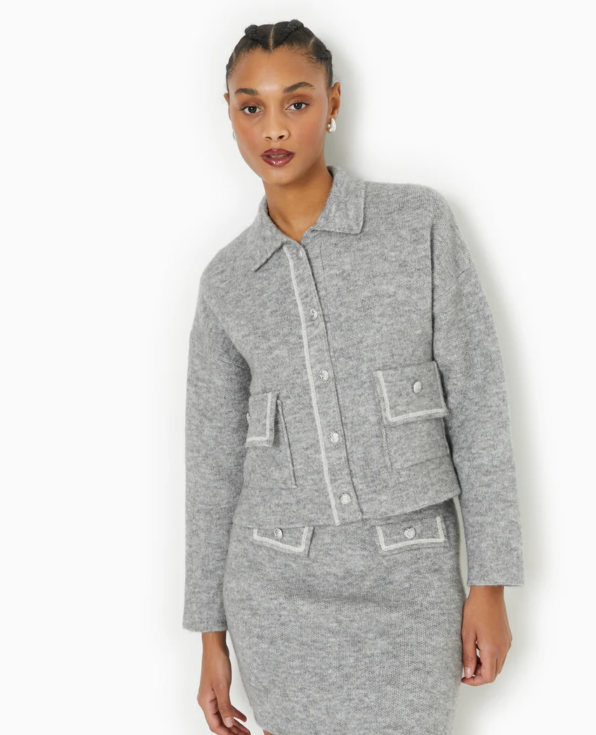 Pimkie Gilet droit avec boutons fantaisie