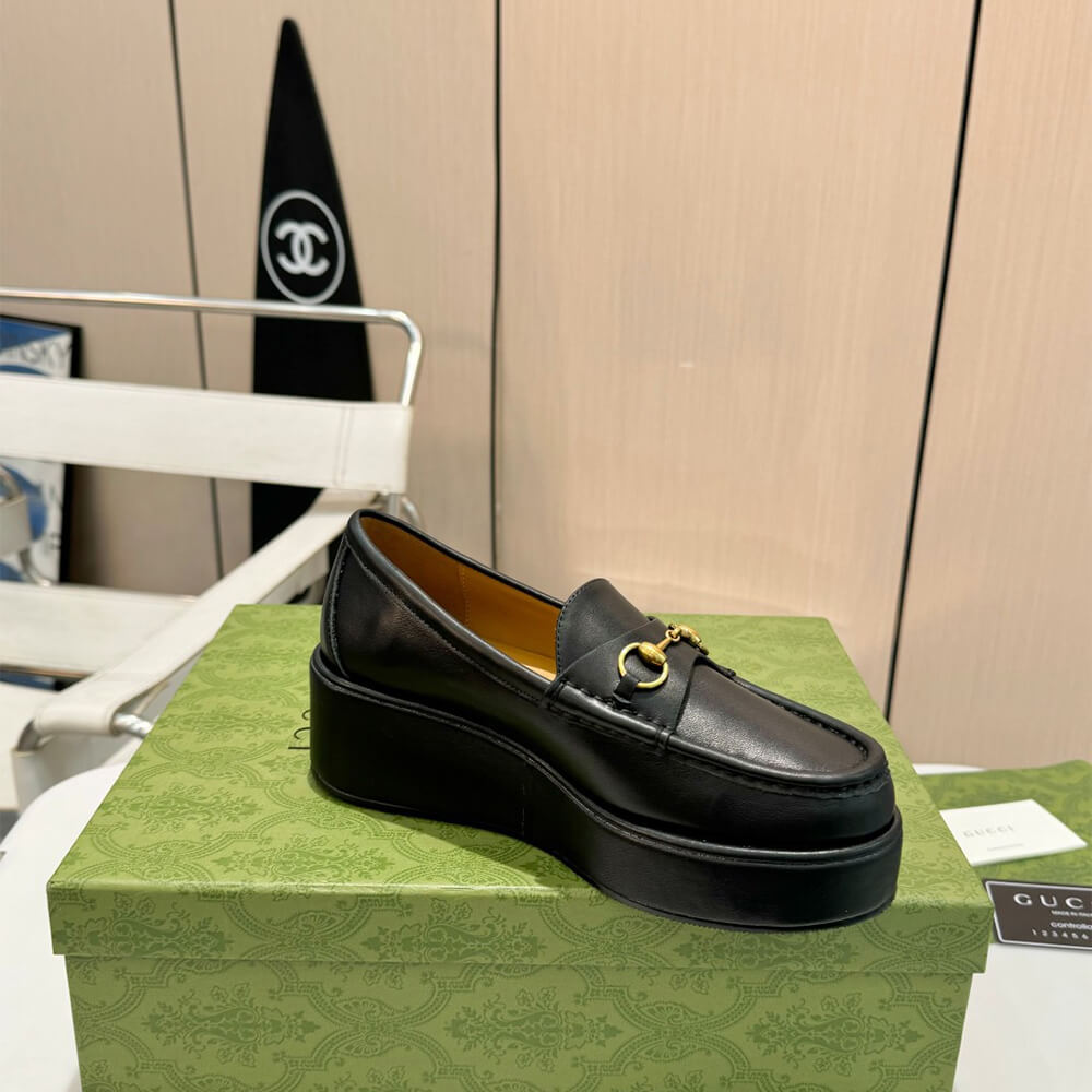 Gucci Women s Horsebit wedge loafer - Top Club