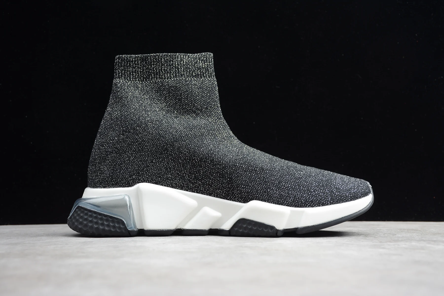 Balenciaga Speed Graffiti Trainers in Grey/White - Sneaker Replica Workshop