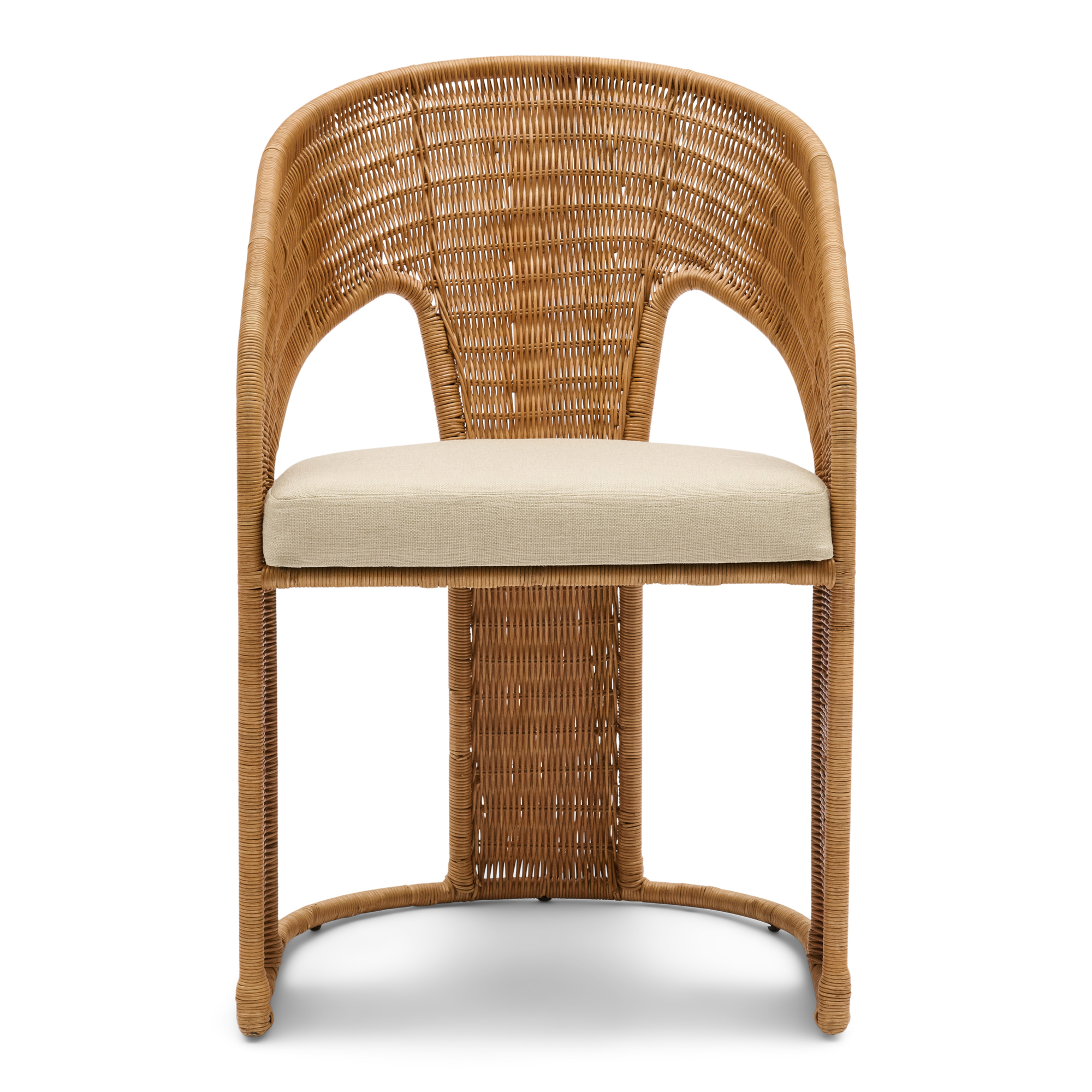Eetkamerstoel Sya naturel rattan