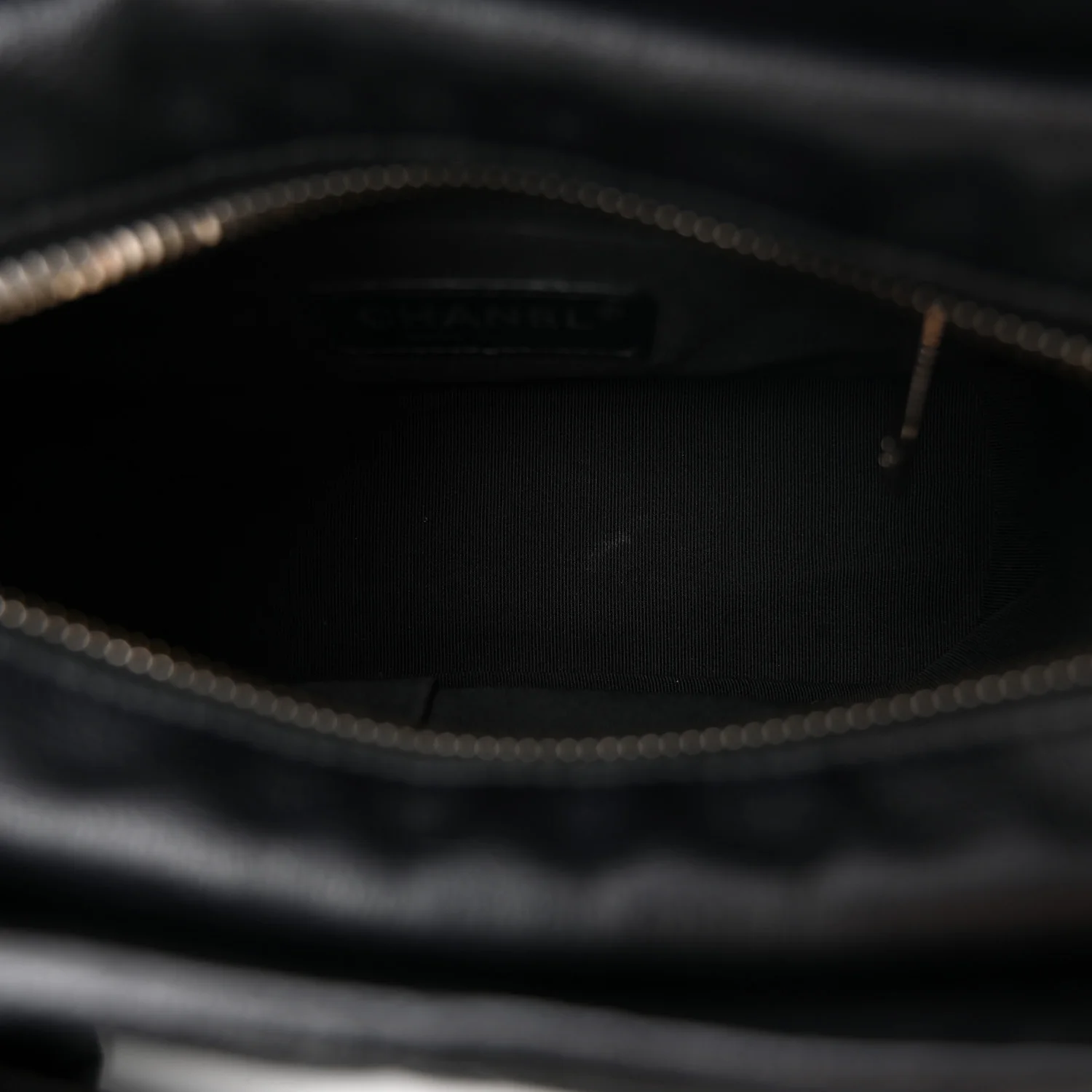 Patent Goatskin Quilted Small Gabrielle Hobo Black - Top Club