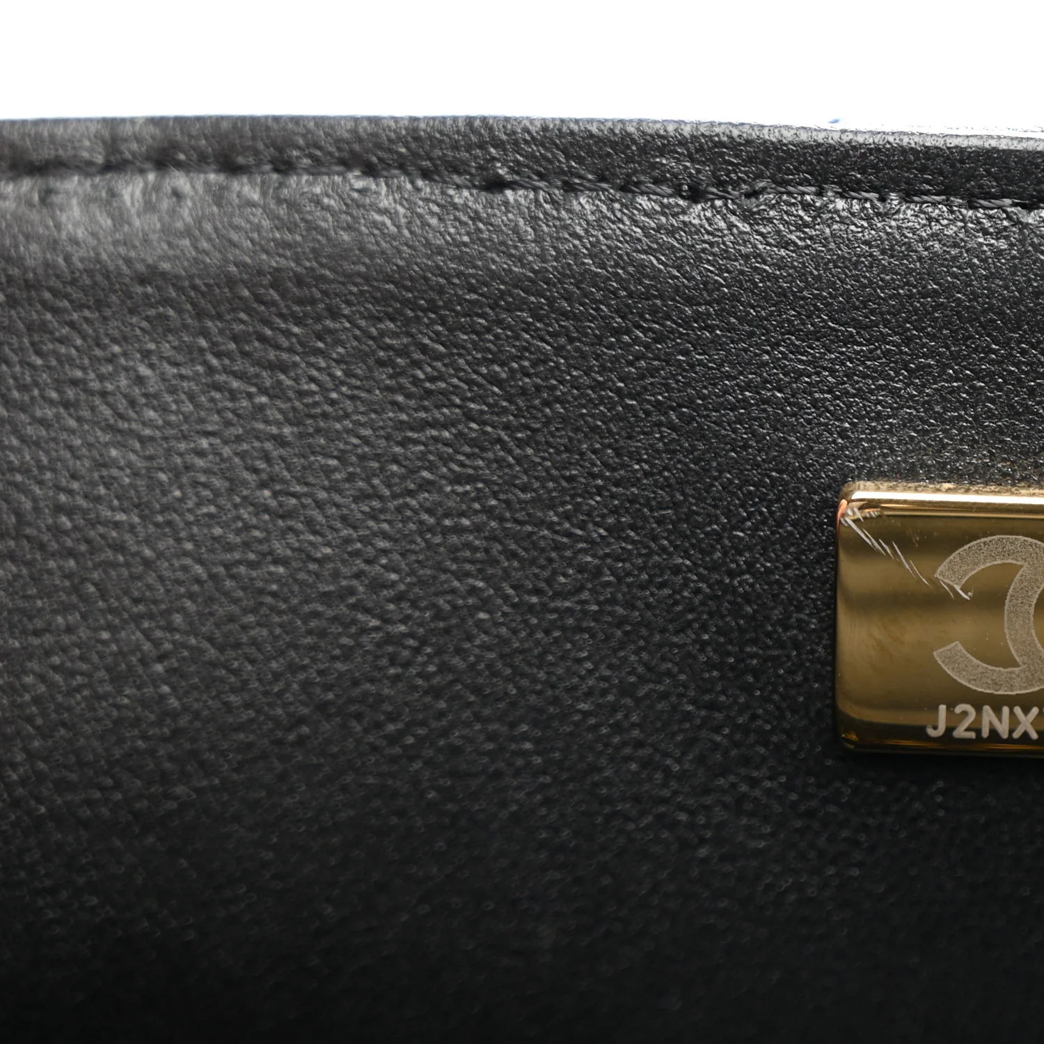 Lambskin Quilted Mini Top Handle Rectangular Flap Black - Top Club