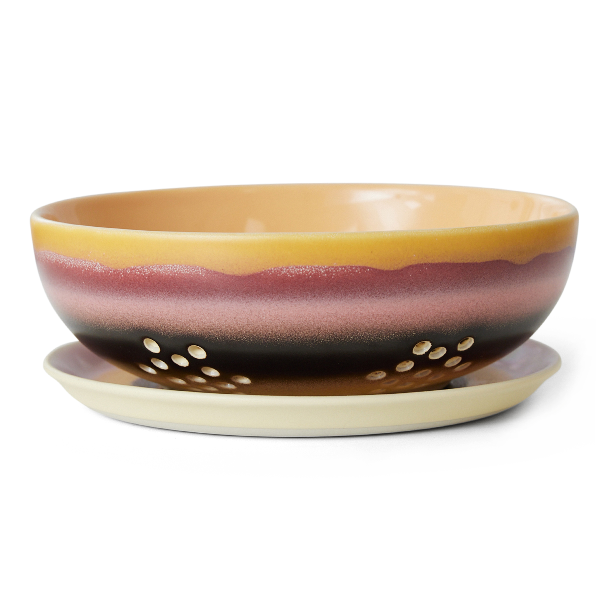 Servies 70's Ceramics schaal Berry sunset