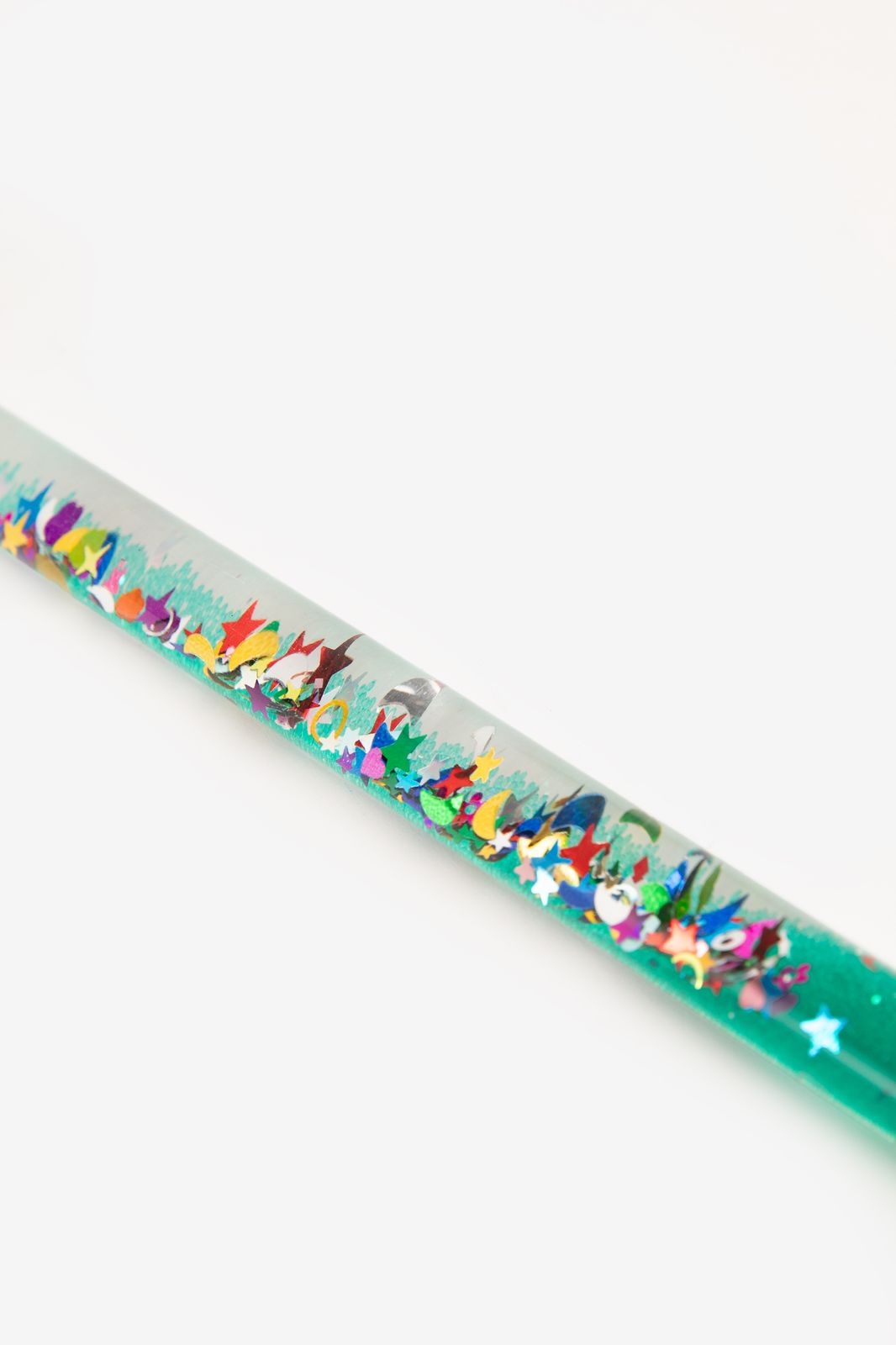 Groene toverstaf met sterrenstof