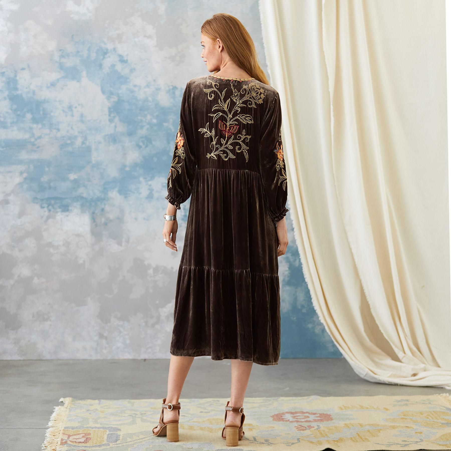 Taline Velvet Dress - Sundance Living
