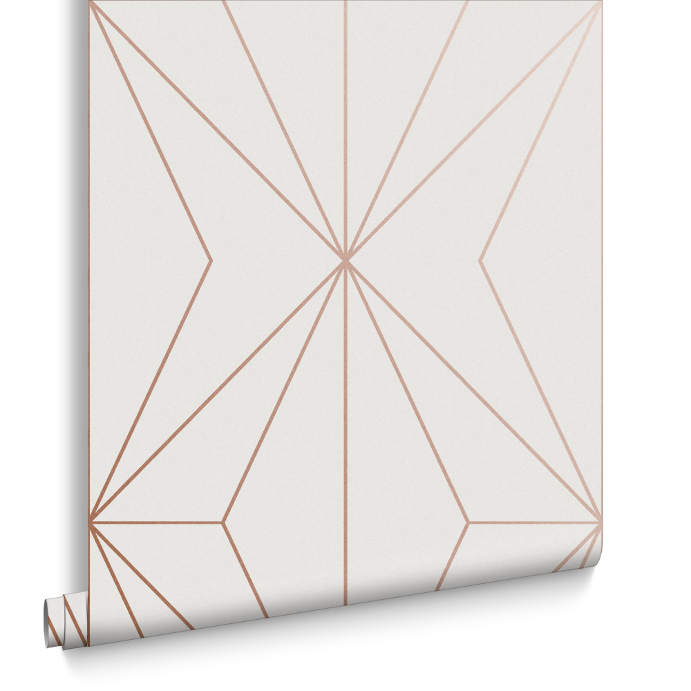 Graham & Brown  vliesbehang  Harmony White Rosegold Graham & Brown  vliesbehang  Harmony White Rosegold