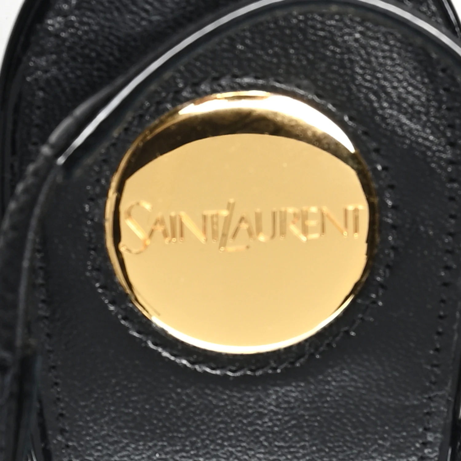 Patent Calfskin Jacqueline 75 Slingback Pumps 38 Black - Top Club