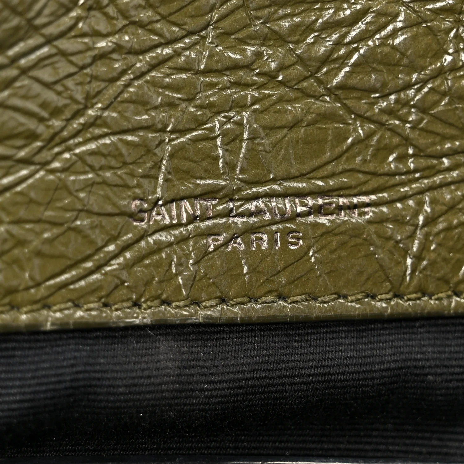 Crinkled Lambskin Matelasse Monogram Baby Niki Chain Satchel Seawood - Top Club