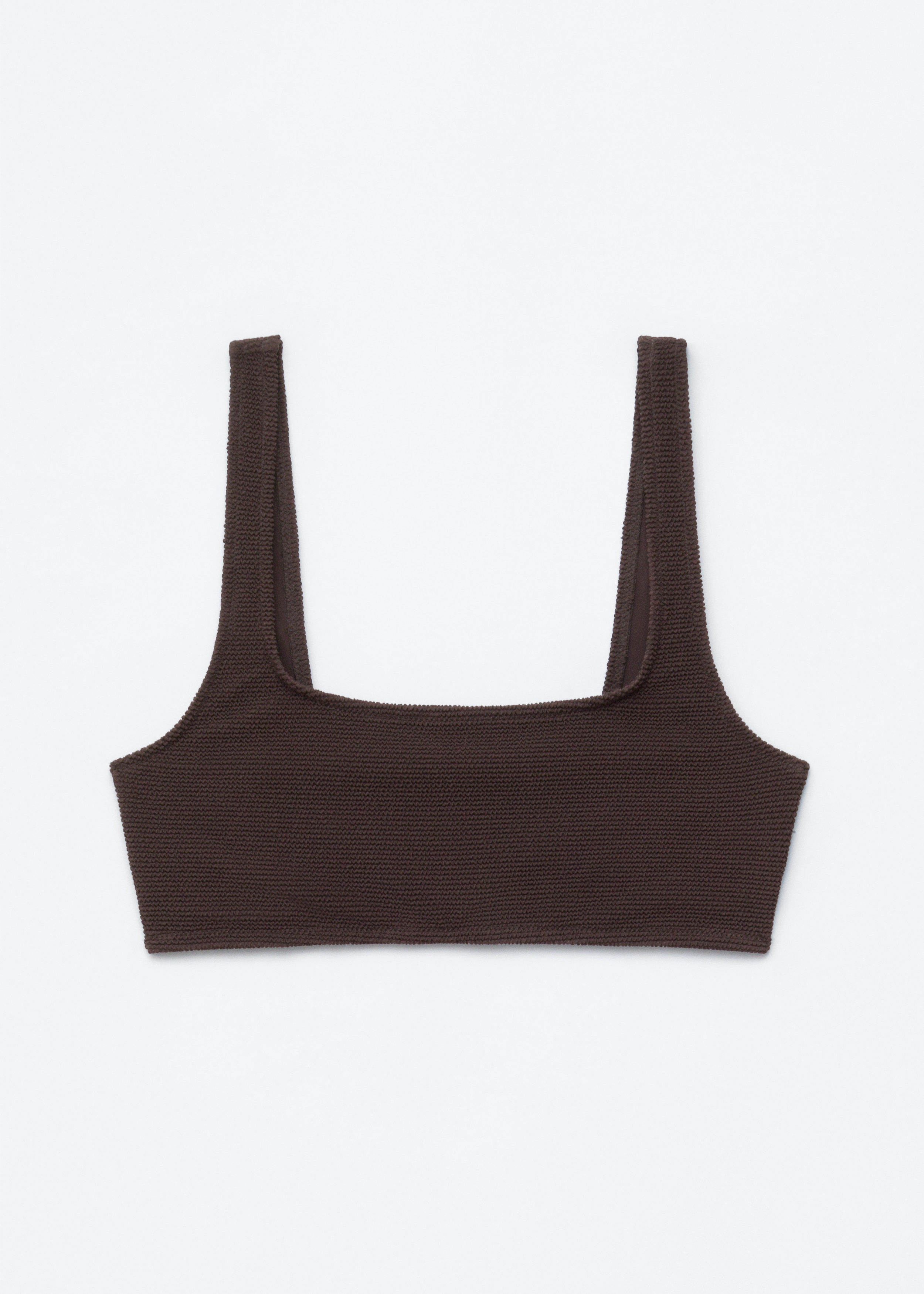 & Other Stories TEXTURED BIKINI TOP