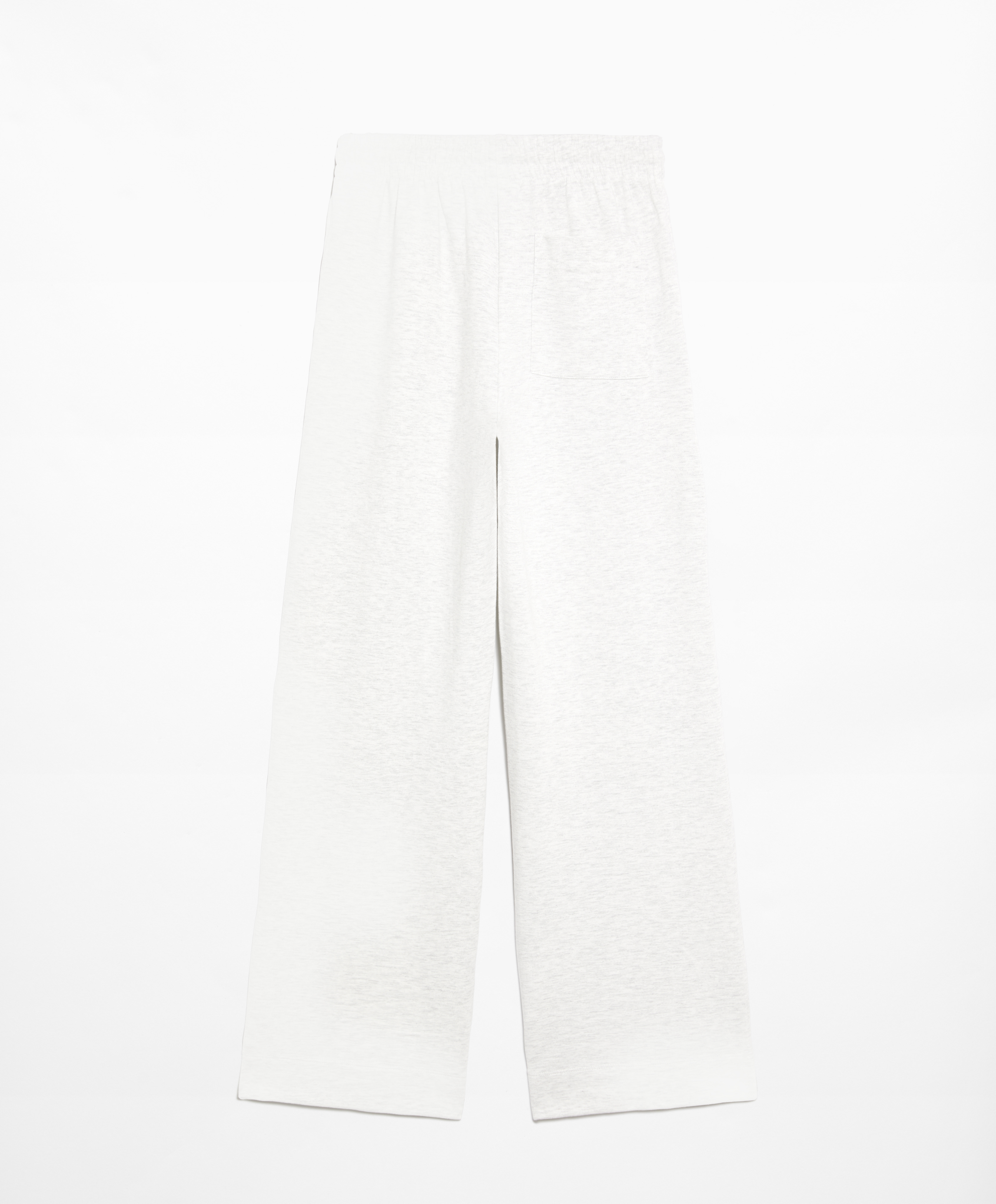 OYSHO Relaxed straight-leg trousers with cotton and modal