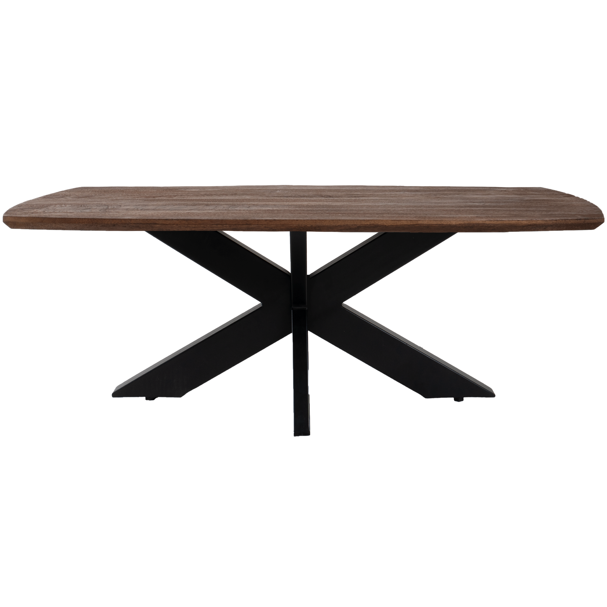 Eettafel Felix - espresso mangohout 190 cm