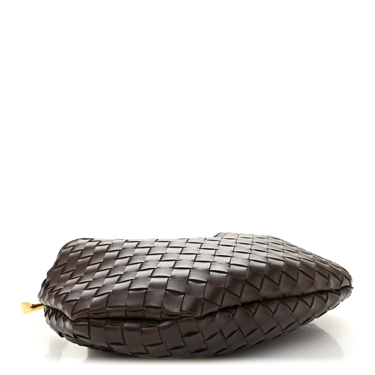 Nappa Intrecciato Sardine Bag Bitter Chocolate - Top Club