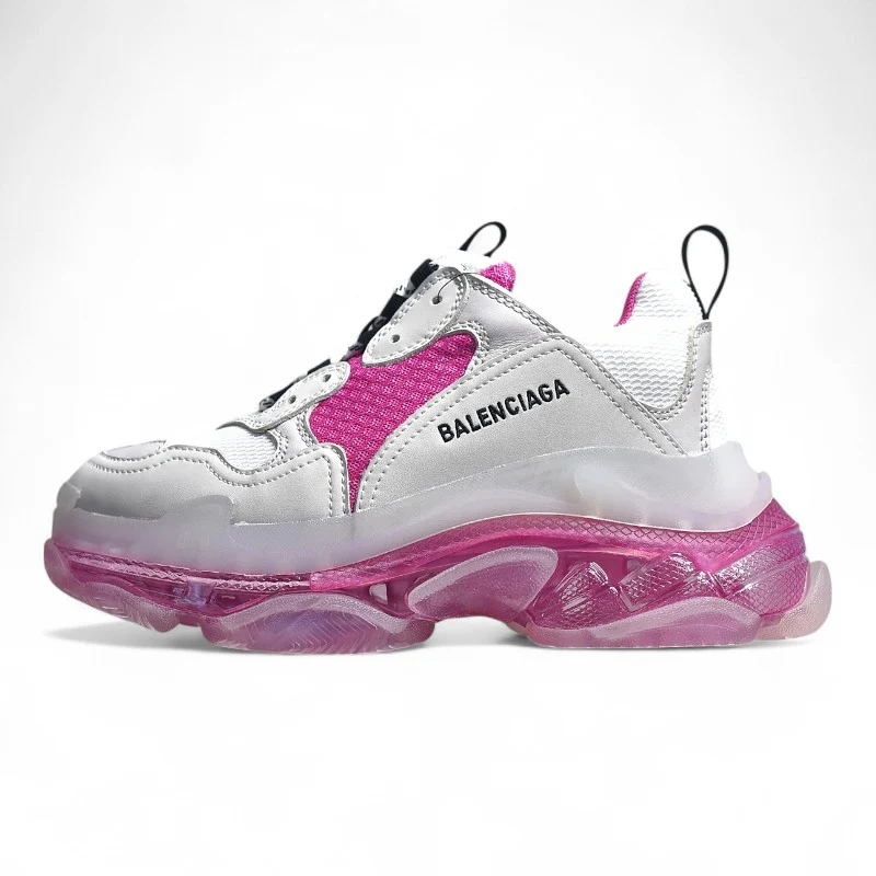 Balenciaga Triple S Clear Sole White Pink - Sneaker Replica Workshop