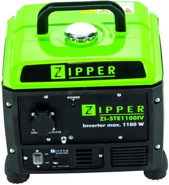 Zipper ZI-STE1100IV - Generatore di corrente a 4 tempi, 12,8 kg