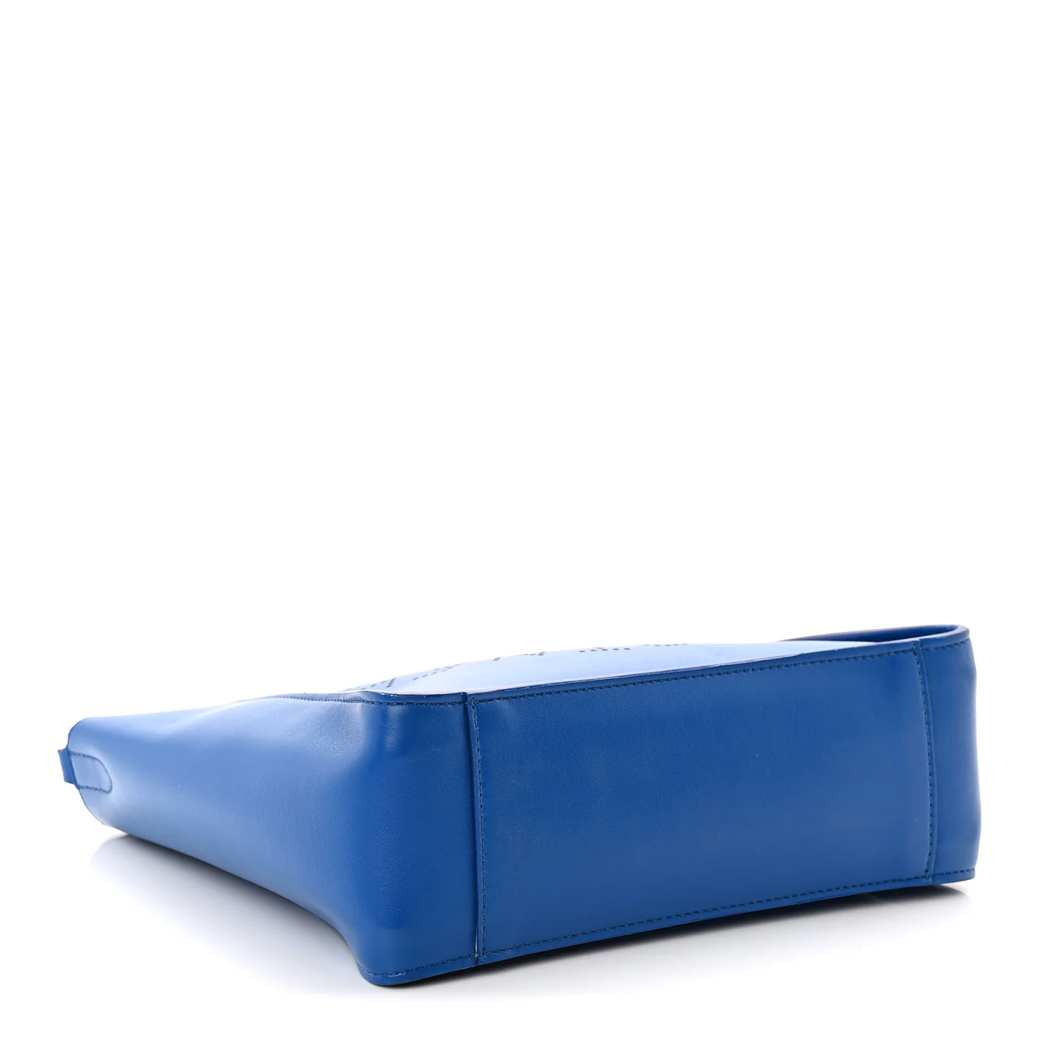 Eco Alter Nappa Perforated Logo Mini Crossbody Blue - Top Club