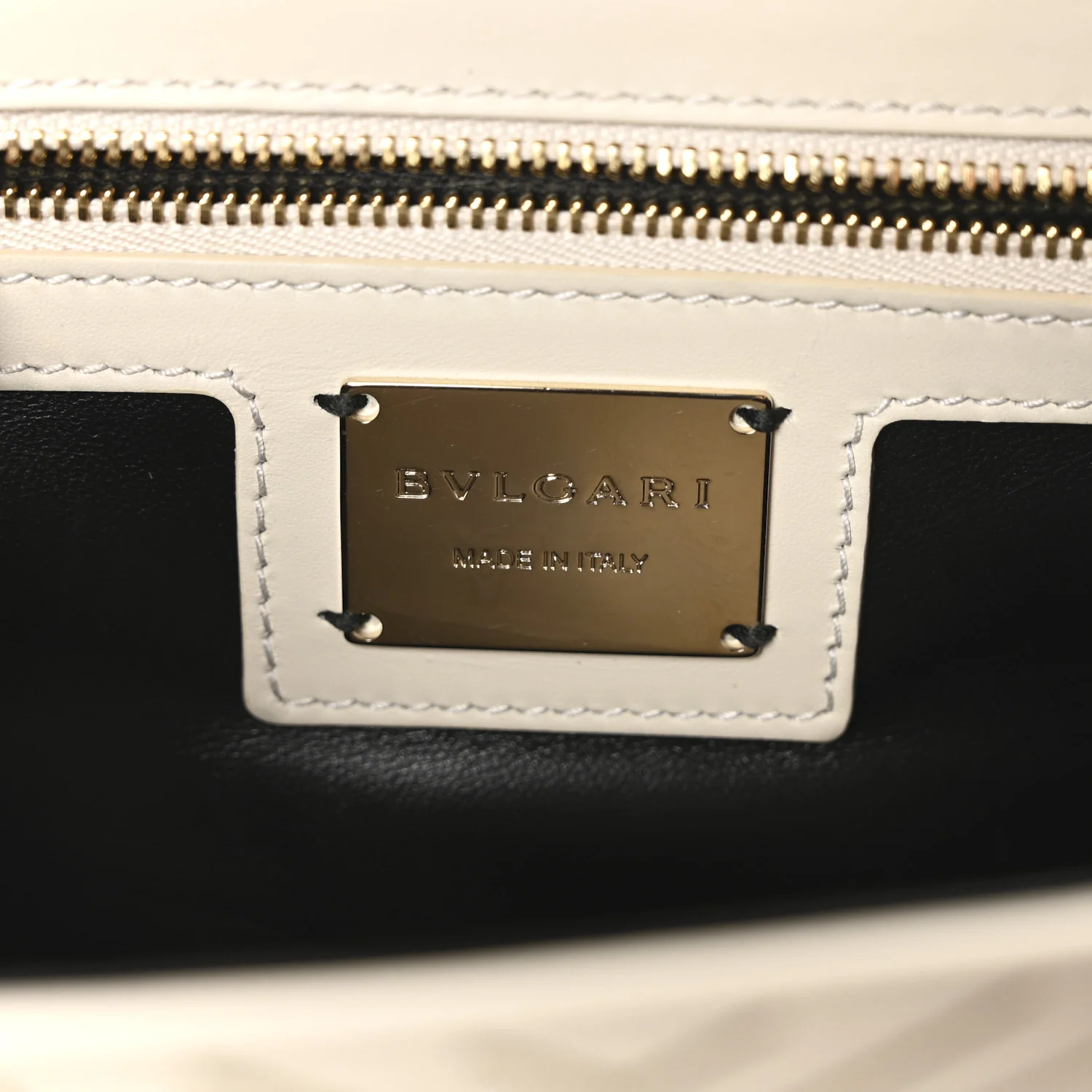 Nappa Serpenti Forever Chain Diamond Blast Shoulder Bag Ivory Gold - Top Club