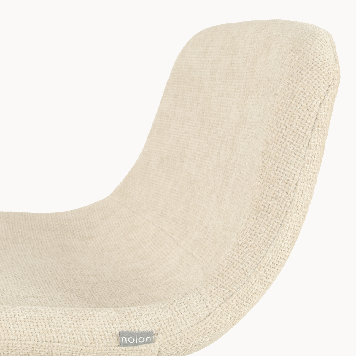 Barkruk Nino-Mats wit onderstel cottonbeige 65 cm