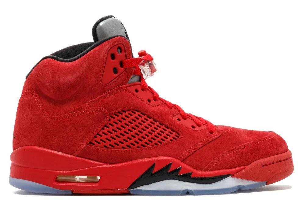Air Jordan 5 Retro  Red Suede  136027-602 - Sneaker Replica Workshop